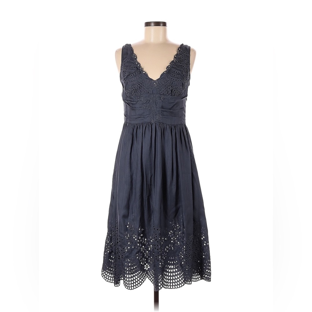 100% silk dress Anthropologie lil tawny garden silk dress